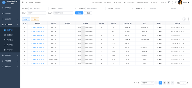 貨品入庫